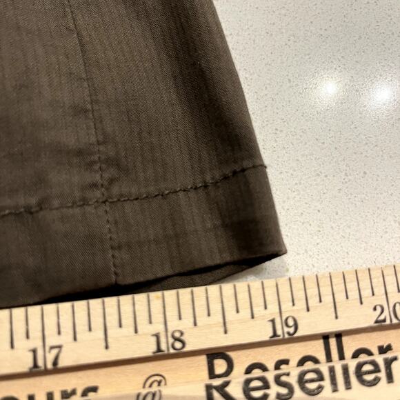 CAbi Aviator Jacket Womens Size Small Brown Zip Front - Picture 9 of 9